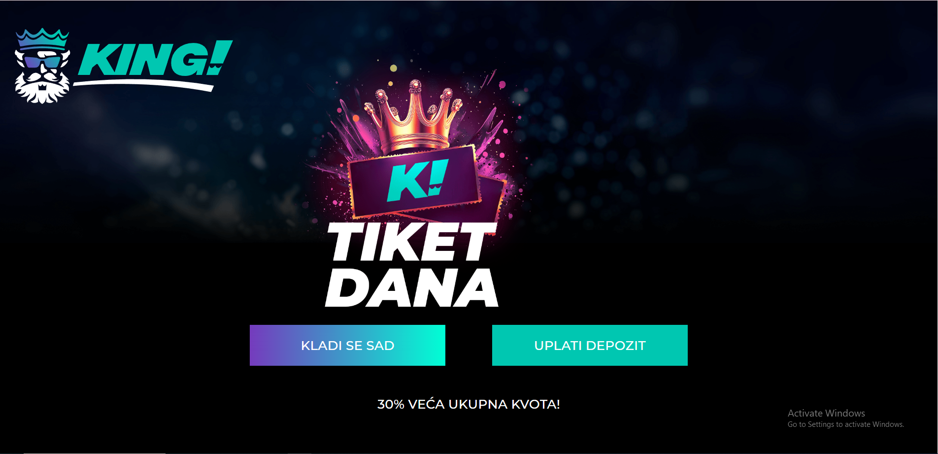 King tiket dana