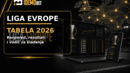 Liga Evrope tabela 2026 — Idemobet vodič