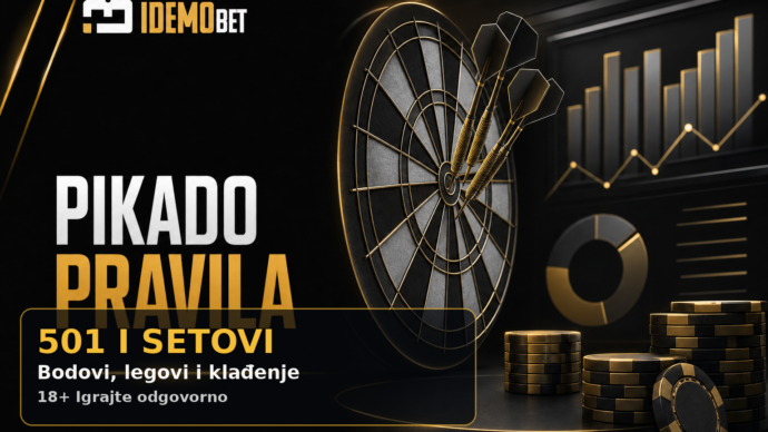 Pikado pravila za klađenje — 501, setovi i legovi