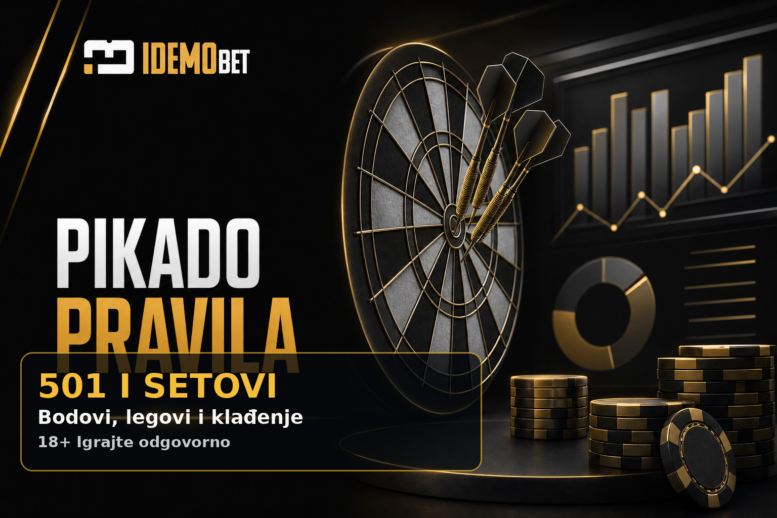 Pikado pravila za klađenje — 501, setovi i legovi