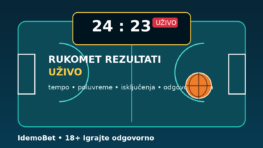 Rukomet rezultati uživo — semafor, tempo i odgovorna igra