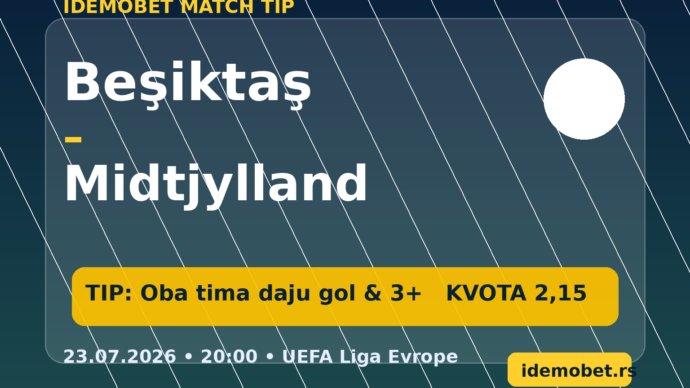Beşiktaş – Midtjylland tipovi, savjeti i kvote