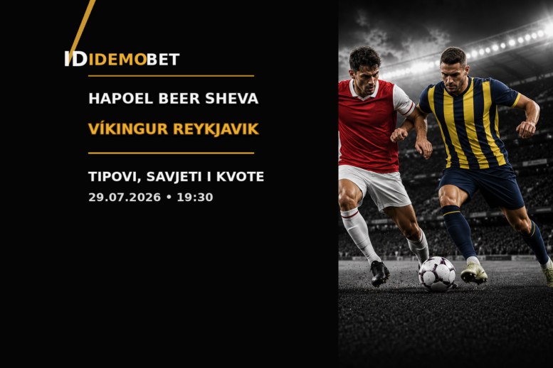 Hapoel Beer Sheva – Víkingur Reykjavik – IdemoBet tipovi i kvote
