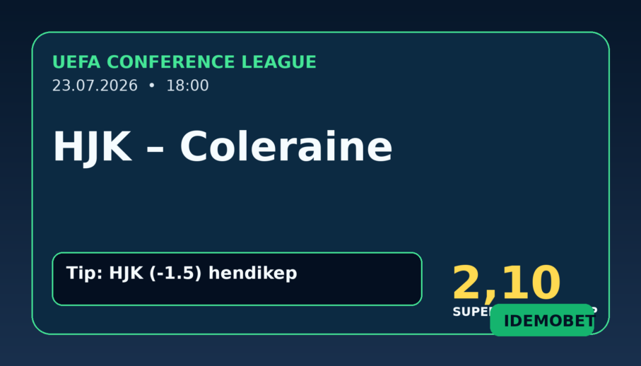 HJK – Coleraine tipovi, savjeti i kvote