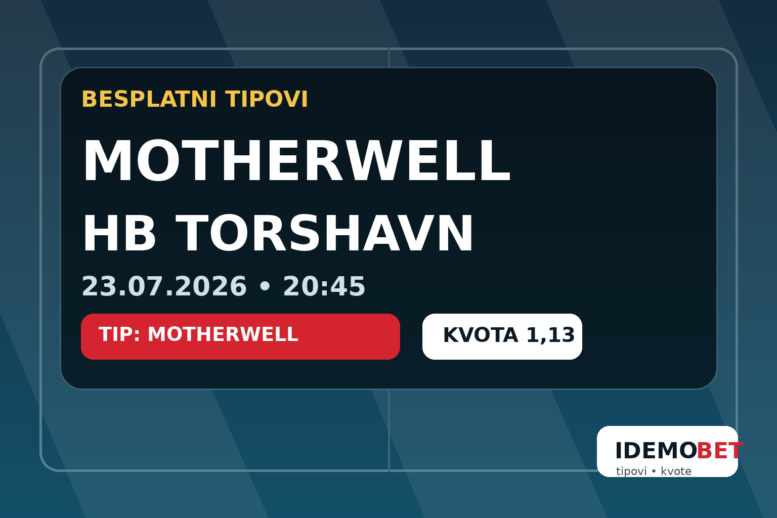 Motherwell – HB – IdemoBet tipovi i kvote