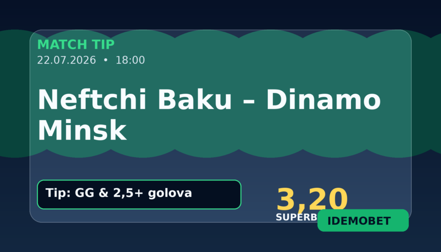 Neftchi Baku – Dinamo Minsk Tipovi, savjeti i kvote