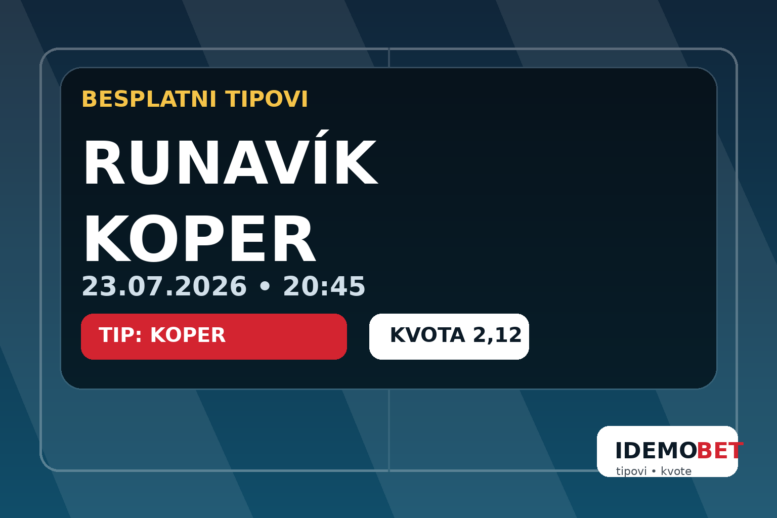 Runavík – Koper – IdemoBet tipovi i kvote