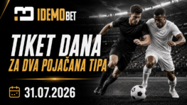 Tiket Dana Za Dva Pojačana Tipa 31.07.2026 – IdemoBet