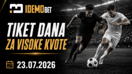Tiket dana 23.07.2026 – Vojvodina Ajax i Partizan UNA Strassen – IdemoBet