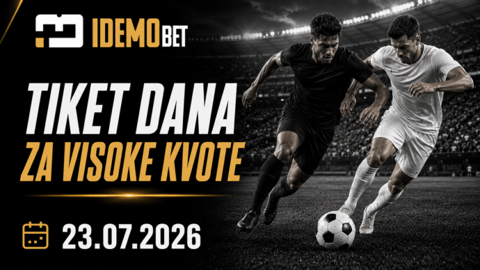 Tiket dana 23.07.2026 – Vojvodina Ajax i Partizan UNA Strassen – IdemoBet