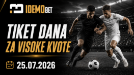 Tiket dana 25.07.2026 – Radnički Niš Čukarički i OFK Radnik – IdemoBet