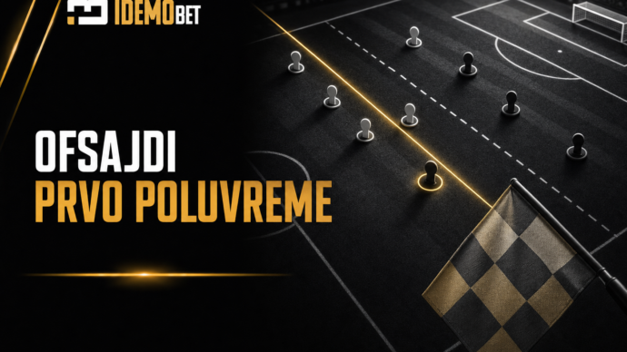 Ukupan broj ofsajda u prvom poluvremenu – vodič kroz linije 0,5, 1,5 i 2,5