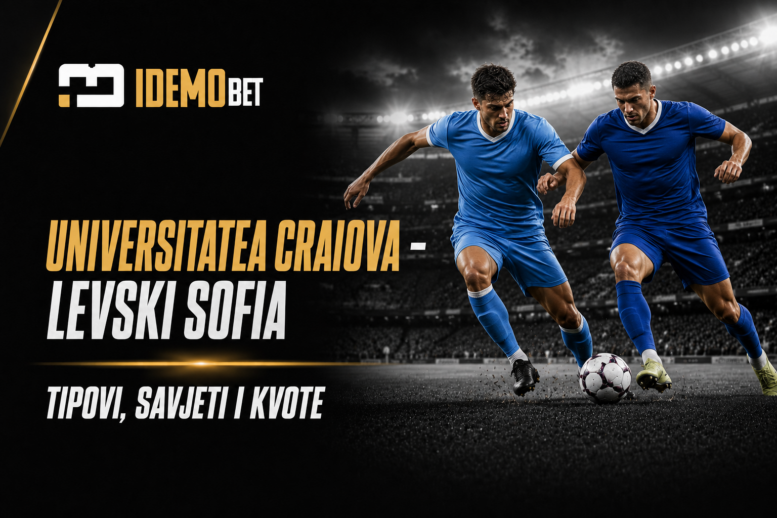 Universitatea Craiova – Levski Sofia – IdemoBet tipovi i kvote