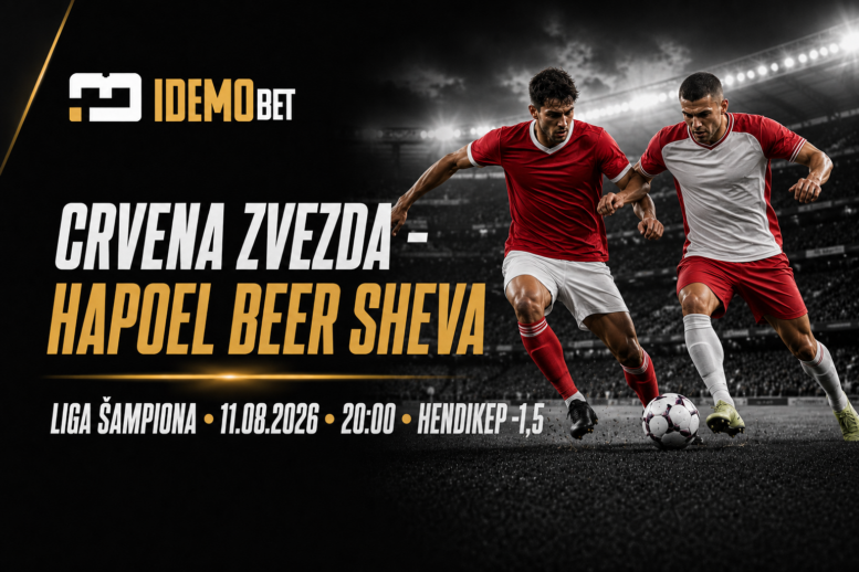 Crvena Zvezda – Hapoel Beer Sheva Tipovi, savjeti i kvote – IdemoBet