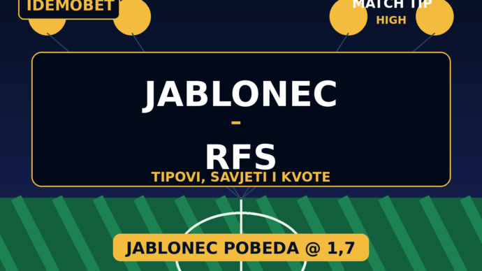 Jablonec – RFS Tipovi, savjeti i kvote – Idemobet
