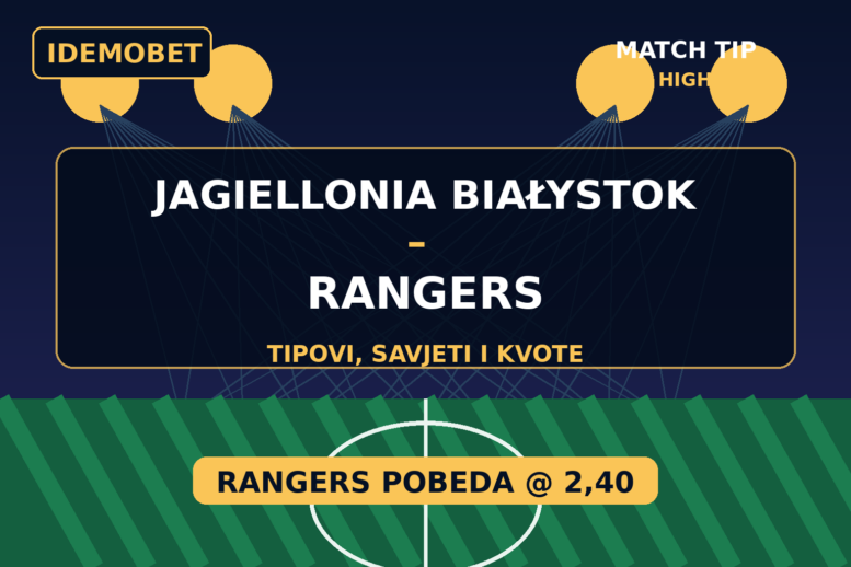 Jagiellonia Białystok – Rangers Tipovi, savjeti i kvote – Idemobet