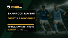 Shamrock Rovers – Egnatia Rrogozhine – IdemoBet tipovi i kvote