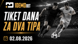 Tiket Dana Za Dva Pojačana Tipa 02.08.2026 – IdemoBet
