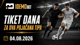 Tiket Dana Za Dva Pojačana Tipa 04.08.2026 – IdemoBet