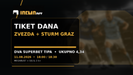 Tiket Dana Za Dva Superbet Tipa 11.08.2026 - Superbet tiket dana