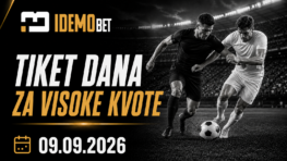 Tiket dana 09.09.2026 – IdemoBet