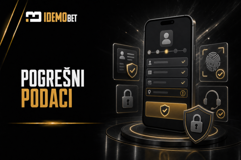 Pogrešni podaci pri registraciji u kladionici – bezbedna ispravka