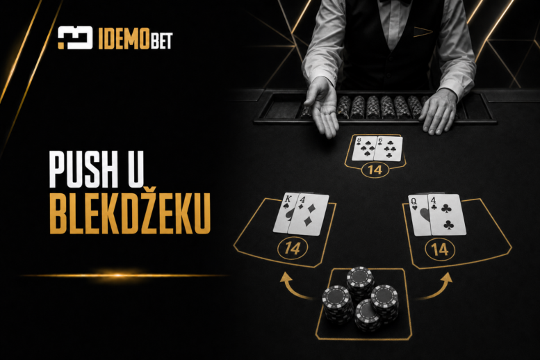 Push u blekdžeku – nerešena ruka i povrat uloga