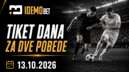 Tiket dana 13.10.2026 – IdemoBet