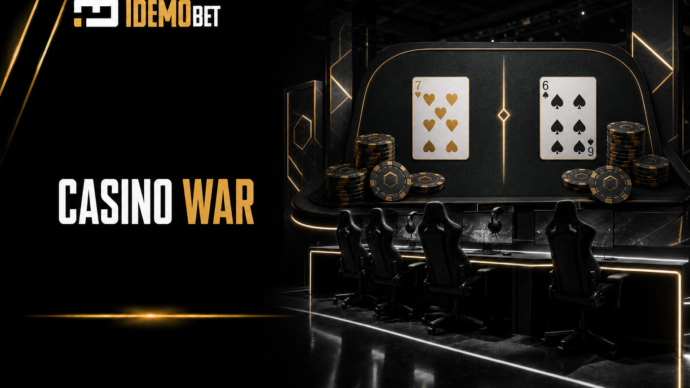 Casino War — poređenje karata, remi i dodatno war deljenje
