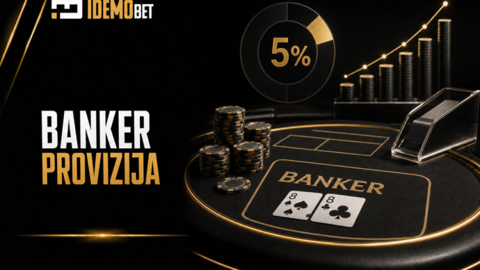 Banker provizija u baccaratu – obračun provizije od pet procenata