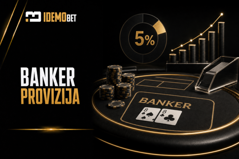 Banker provizija u baccaratu – obračun provizije od pet procenata