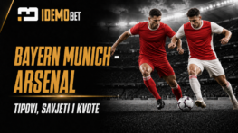 Bayern Munich – Arsenal Tipovi, savjeti i kvote – IdemoBet