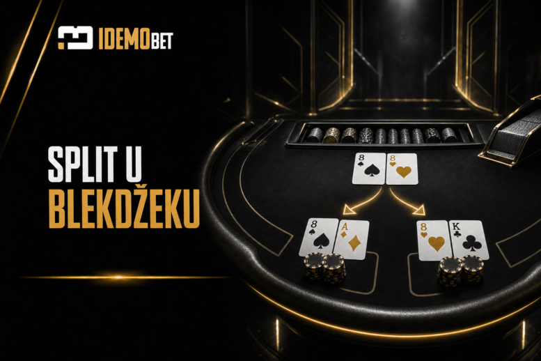 Split u blekdžeku – deljenje para na dve ruke