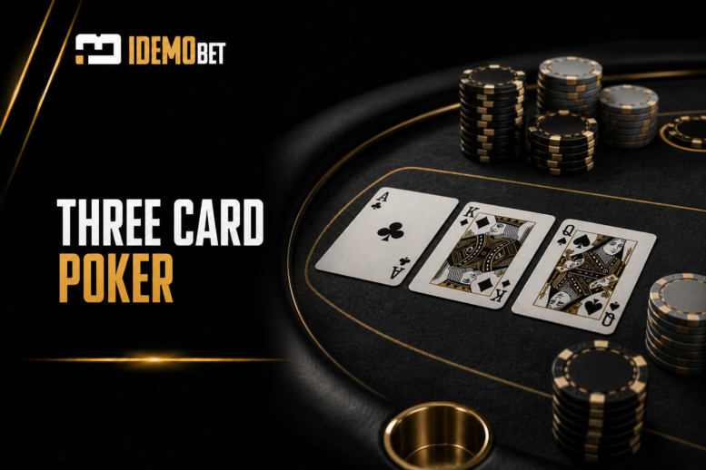 Three Card Poker – tri karte, Ante, Play i pravila igre protiv dilera
