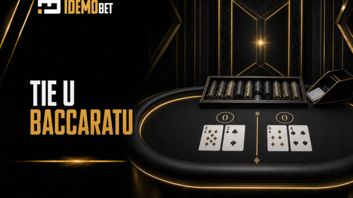 Tie opklada u baccaratu – nerešen Player i Banker rezultat