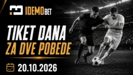 Tiket dana 20.10.2026 – IdemoBet